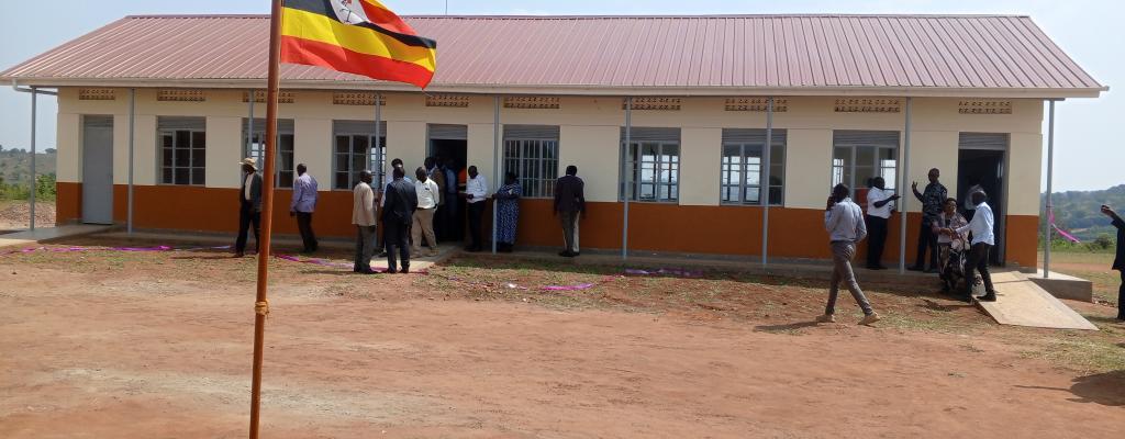 2 new classroom blocks, an office and a store at Kiguma Primary School